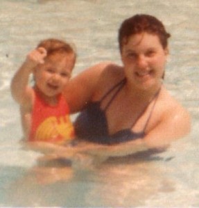 Me & Wendy in the Atlantis (Ocean City MD) pool, 1982